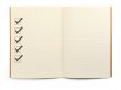 notebook with checklist