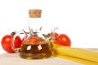 Tomatoes, olive oil, garlic and spaghetti