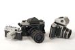 Three photo cameras