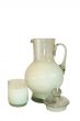 Jug filled by milk