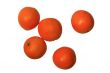 Five juicy oranges