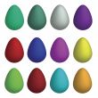 colored eggs