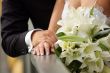 Bride and Groom Holding Hands