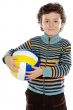boy with a ball of football