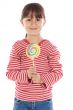 Girl with lollipop