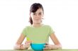 Girl with bowl