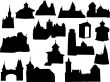 Silhouette of architecture