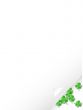 Bended paper with shamrocks
