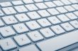 Wireless aluminum keyboard detail
