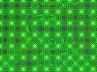 green celtic pattern