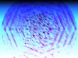 blue distorted tunnel