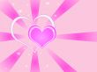 Two Hearts Vortex Background