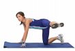 Woman doing aerobics