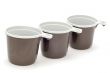 brown cup on white