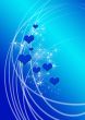 Blue Hearts and Sparkles