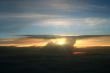 sunset above the clouds