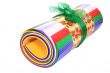 colored roll of paper