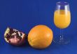 Pomegranate, orange and juice