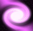 Purple Swirl with Sparkles