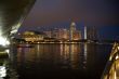 night view of singapore cityscape