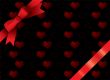 ribbon black heart