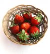 Strawberry in a plate.