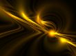 Flowing Golden Streaks Abstract Background