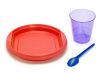 plastic plate and cup