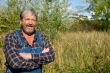 farmer in meadow