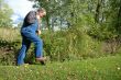 farmer digging