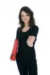 Business woman with folder