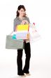 woman with paper bags