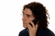 Young man on mobile phone
