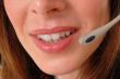 Beautiful hotline operator