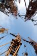 Old elevating cranes