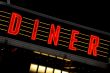neon `Diner` sign
