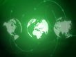 world map technology-style