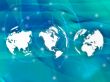 world map technology-style