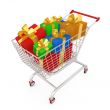 Shopping Cart With Presents