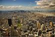 An aerial view of midtown Manhattan New York
