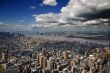 An aerial view of midtown Manhattan New York