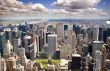 An aerial view of midtown Manhattan New York