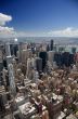 An aerial view of midtown Manhattan New York