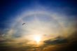 Rainbow around the sun