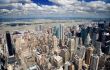 An aerial view of midtown Manhattan, New York