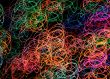 abstract light tracks