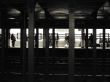 Passengers Waiting in New York City Subway Station