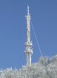 Snow-covered antenna