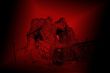abstract background with ruins