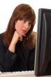 studying the figures - computer user